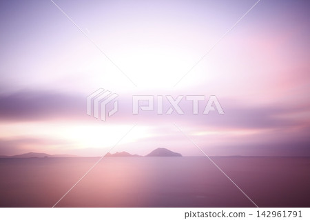 sunset on the beach. Seaside town of Turgutreis and spectacular sunsets. Selective Focus. Long Exposure shoot. tranquility scene. sunset on the beach. Seaside town of Turgutreis and spectacular sunsets. Selective Focus. Long Exposure shoot. tranquility scene. 142961791
