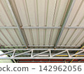 Steel Structure and Metal Roofing of a Building 142962056