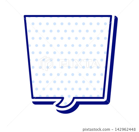 Pop-style speech bubble (single element) - Refreshing vector material 142962448