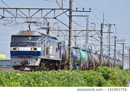 武藏野線南越越谷-東川口JR貨運EF210-151(新鶴見) 武藏野線南越越谷-東川口JR貨運EF210-151(新鶴見) 142963756