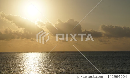 A golden morning, as if the door to the future is opening. A golden morning, as if the door to the future is opening. 142964904