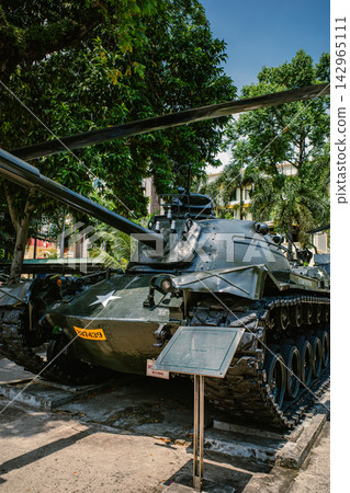An old tank on display at the War Remnants Museum in Ho Chi Minh City An old tank on display at the War Remnants Museum in Ho Chi Minh City 142965111