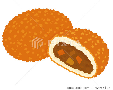 Curry bread 142966102