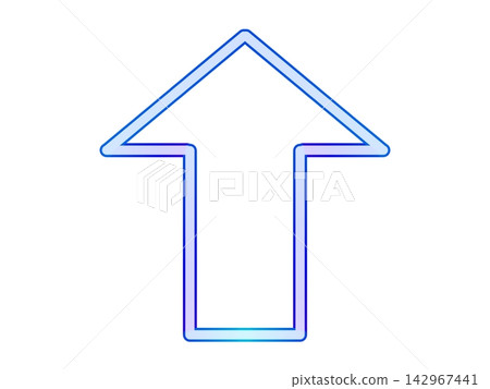 簡單的藍色箭頭 簡單的藍色箭頭 142967441