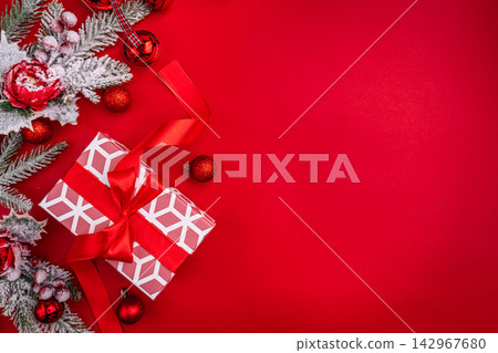 Christmas and Happy New background Christmas and Happy New background 142967680