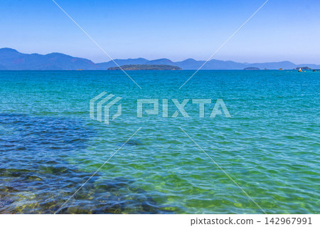 Panorama of tropical islands island in Angra dos Reis Brazil. Panorama of tropical islands island in Angra dos Reis Brazil. 142967991