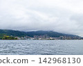 Rainy cloudy tropical coastal panorama of Angra dos Reis Brazil. 142968130