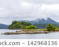 Panorama of tropical islands island in Angra dos Reis Brazil. 142968136