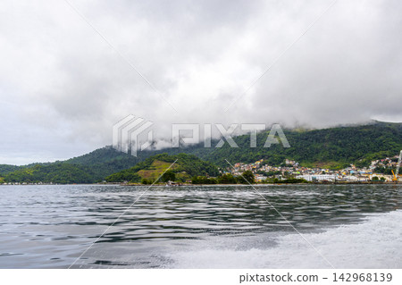 Panorama of tropical islands island in Angra dos Reis Brazil. Panorama of tropical islands island in Angra dos Reis Brazil. 142968139