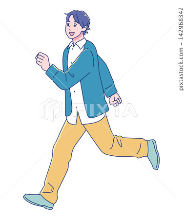 A smiling young man in business casual attire. A smiling young man in business casual attire. 142968342