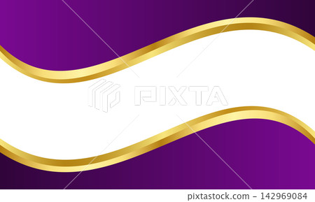Geometric gradient luxury background with gold metallic frame border Geometric gradient luxury background with gold metallic frame border 142969084