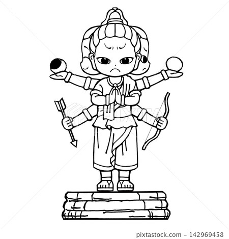 Ashura (Angry, Monochrome) Ashura (Angry, Monochrome) 142969458