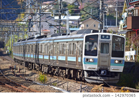 中央本線上野原 JR 東日本 211 系 N609 編隊(長野) 中央本線上野原 JR 東日本 211 系 N609 編隊(長野) 142970365