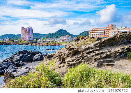 【千葉縣】南房總準國立公園野島崎燈塔公園景色 142970732