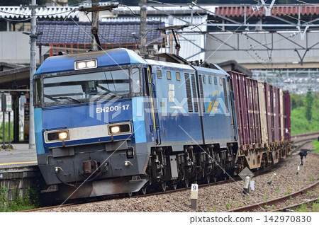 中央本線上野原JR貨運EH200-17(高崎) 中央本線上野原JR貨運EH200-17(高崎) 142970830