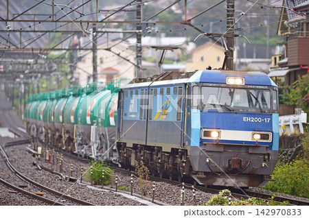 中央本線上野原JR貨運EH200-17(高崎) 中央本線上野原JR貨運EH200-17(高崎) 142970833