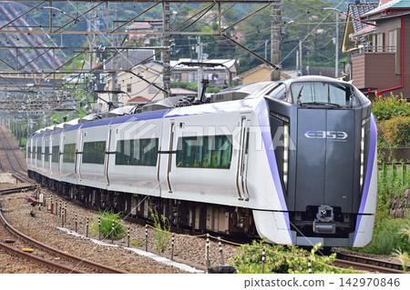 中央本線上野原JR東E353系列S106編隊（松本）梓海治 142970846