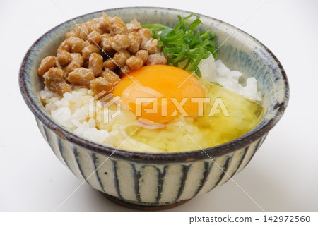納豆蛋米飯 納豆蛋米飯 142972560