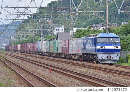 東海道本線,二宮大磯,JR貨運,EF210-9(岡山) 東海道本線,二宮大磯,JR貨運,EF210-9(岡山) 142973373