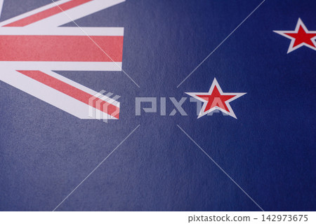 New Zealand flag as a symbol of national independence. The New Zealand flag New Zealand flag as a symbol of national independence. The New Zealand flag 142973675