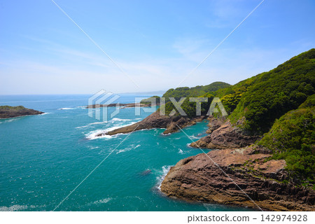 View from Hyuga Cape and Umagase (Hyuga City, Miyazaki Prefecture) View from Hyuga Cape and Umagase (Hyuga City, Miyazaki Prefecture) 142974928