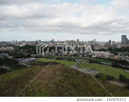 View from Aoba Castle in Miyagi Prefecture View from Aoba Castle in Miyagi Prefecture 142976312