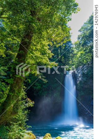 Waterfall flowing down the valley Waterfall flowing down the valley 142976945