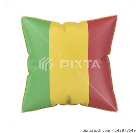Pillow with the flag of Mali Pillow with the flag of Mali 142978549