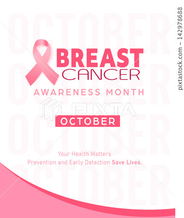Breast Cancer awareness month is observed every year in October, to increase awareness of the disease 142978688
