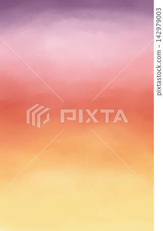 Watercolor-style background: Sunset Watercolor-style background: Sunset 142979003