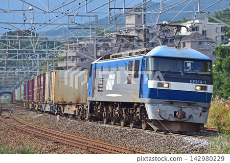 東海道本線萬鶴JR貨運EF210-1(岡山) 東海道本線萬鶴JR貨運EF210-1(岡山) 142980229