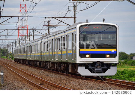 內房線,岩根 - 袖浦,JR東日本,209系列,C414編組(幕張) 內房線,岩根 - 袖浦,JR東日本,209系列,C414編組(幕張) 142980902