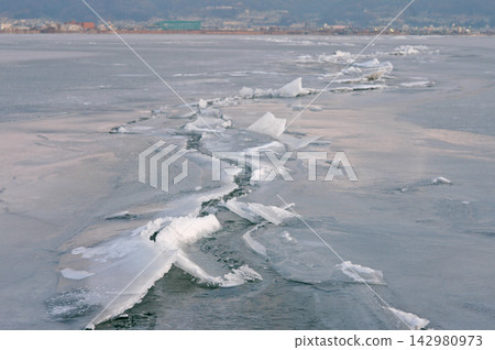 God transit of Lake Suwa God transit of Lake Suwa 142980973