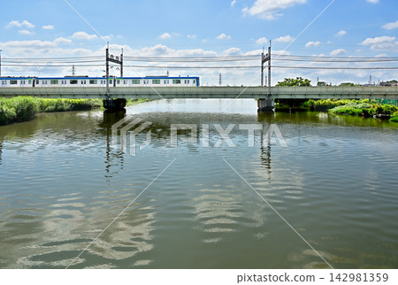 A walk around Iwatsuki - Moto-Arakawa River, Tobu Noda Line, Moto-Arakawa Bridge A walk around Iwatsuki - Moto-Arakawa River, Tobu Noda Line, Moto-Arakawa Bridge 142981359