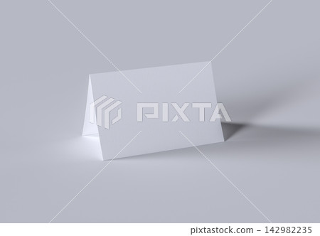 Business Cards Blank Mockup. 3D render. Business Cards Blank Mockup. 3D render. 142982235