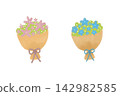Cute flower bouquet illustration 142982585