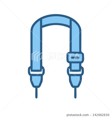 Clean vector illustration of curved brackets, perfect for framing content or adding modern visual emphasis in design projects. Clean vector illustration of curved brackets, perfect for framing content or adding modern visual emphasis in design projects. 142982630