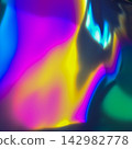 Holographic Texture Render. Abstract Vibrant Art 142982778