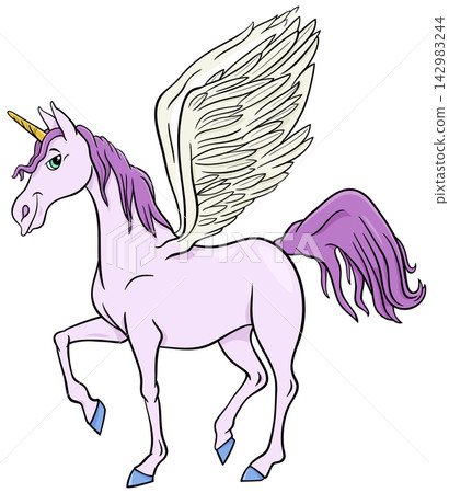 cartoon alicorn fantasy character cartoon alicorn fantasy character 142983244
