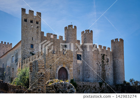 Obidos Castle Portugal medieval fortress walls and towers? Obidos Castle Portugal medieval fortress walls and towers? 142983274