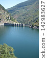 Hydroelectric Power Station in Grandas de Salime, Spain. The Salime Reservoir is formed by a 128 meters high Gravity dam 142983627