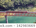 火車穿過鐵橋 142983669