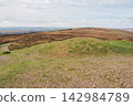 View from Dunkery Beacon towards Great Rowbarrow, Exmoor, Somerset 142984789