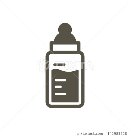 baby bottle icon design vector template baby bottle icon design vector template 142985328