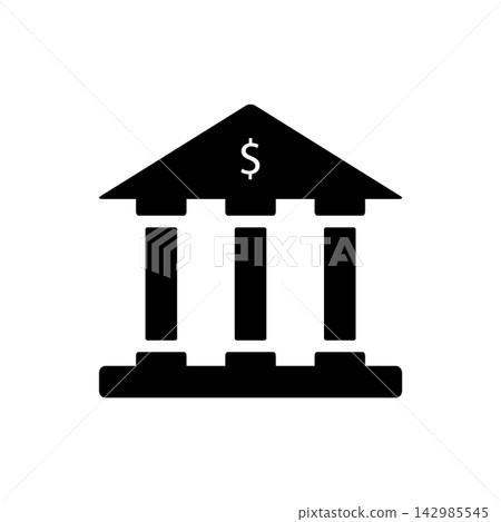 bank icon design vector template bank icon design vector template 142985545