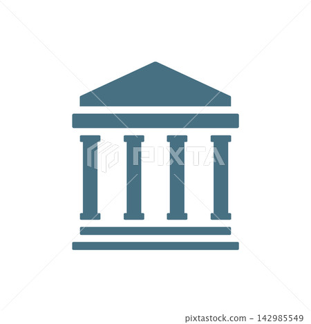 bank icon design vector template bank icon design vector template 142985549