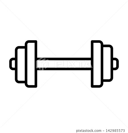 barbell icon design vector template barbell icon design vector template 142985573