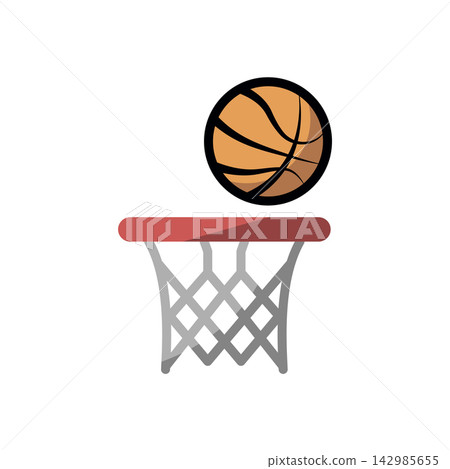 basketball net icon design vector template 142985655