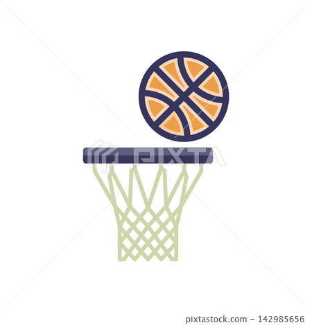 basketball net icon design vector template basketball net icon design vector template 142985656
