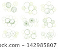 architecture drawing plant tree top view plan greenery vegetation vector. design nature architectural landscape set element illustration bush garden flora sapling minimal. architect isolated. 142985807